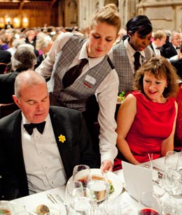 Staff ready for service